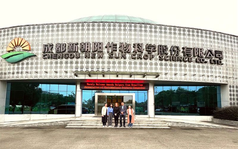 巴西國家植物保護產品協會專家訪問新朝陽，共探生物農業合作新機遇